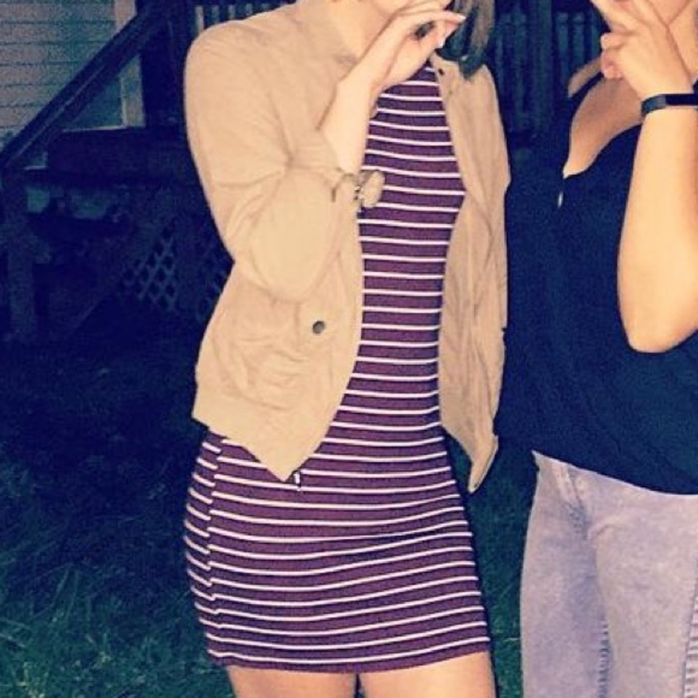 Striped T-Shirt Dress!